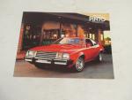 Ford Pinto 1979- Automobile Advertising Pamphlet