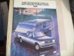 Ford Recreation Vehicle & Trailer Towing Guide 1988