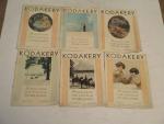 Kodakery Magazine- 1930/1931- Lot of Six Issues