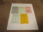 The Crucible 1930/1931 Amer. Chem Society-Lot of 5