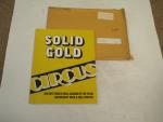 Solid Gold Circus Magazine 1978- Rock n Roll Review