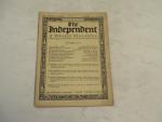 Independent Magazine 11/14/1912 Woodrow Wilson