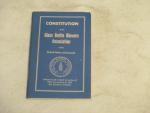 Glass Bottle Blowers 1981 Constitution- U.S./Canada