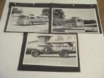 Trailways Bus Line- B/W Photos Lot of 3 items