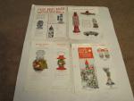 Candy Filled Toys/Novelties Catalog Sheets Lot of 4