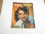 Tempo Magazine 10/29/1953 Jean Peters(Italian Version)
