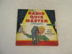Radio Quiz Master 1944 with Model Microphone