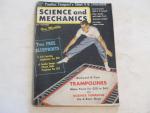 Science and Mechanics Magazine 10/1960 Trampolines