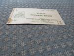 Scandinavian Airline 1955 Excess Baggage Ticket