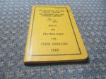 B&O/Chessie Rules & Instructions Train Handling 1966