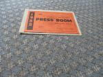 Comiskey Park, Chicago- 1955 Press Room Pass Unused