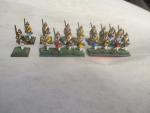 Arquebus German  Metal Toy Soldiers 54mm Lot 7 pcs.