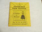 Pittsburgh Folk Festival Program 1985 Tribute to Women