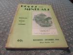 Rocks & Minerals 11/1954 Capped Quartz Crystals