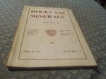 Rocks & Minerals Magazine 3/1952 Rock Collecting
