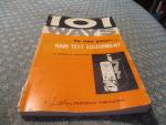 Ham Radio Test Equipment 1960 First Edition