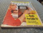 Popular Science Magazine 8/1959 Portable Television