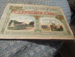 Cleveland, Ohio Souvenir Book 1930's Text and Pictures