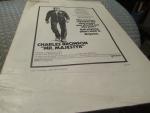 Mr. Majestyk- 1974 Movie Pressbook-Charles Bronson