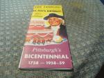 Pittsburgh Bicentennial 1958 Event Booklet and History