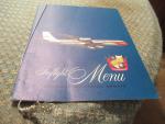 Braniff Airlines In-Flight Menu- International 1960's