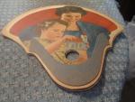 Radelle Paper Hand Fan/ Advertising 1950's Home Sales