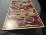 House of Pies Restaurant/Bakery 1980's Menu