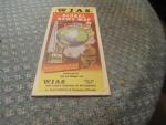 Global News Map 1950's Rand McNally & WJAS Radio