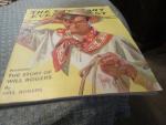 The Saturday Evening Post 10/1940 Will Rogers Story
