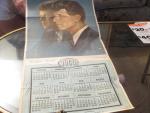 Wall Calendar 1969- JFK and RFK Kennedy-Memorial