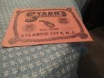 Captain Starn's Restaurant, Atlantic City- Menu Folder