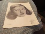 Bette Davis- 1935 Oscar for Best Actress- Portrait