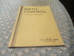 Birth Control Pamphlet 12/1933 The Paulist Press