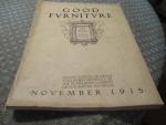 Good Furniture Magazine 11/1915 Dyestuff Situation
