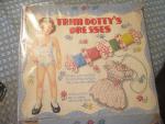 Trim Dotty's Dresses punched for Stitching- Paper Dolls