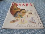 Canada Vacations 1951 Government Travel Bureau