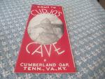Cudjo's Cave Cumberland Gap, Tenn- 1950's Fold Out