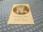 Haller's Bread- 1950's Receipe Ways Advertisement