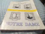 Notre Dame vs. Army 10/11/1958 Football Program