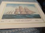 Pan Am Menu Cover 1966- Clipper Ship/ Contest