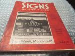 Signs of the Times in Display Advertising 3/1933