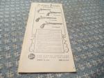 Pyro Plastics 1950's Antique Pistols Assembly Guide