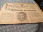 Common Sense Newspaper 3/15/1962 Anti Communism