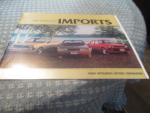 Plymouth Imports 1982 Mitsubishi- Promotional Ad
