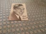 Phil Harris 1940's Real Photo Postcard/ Unposted