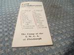 YMCA Camp Carondowanna Pamphlet 1950's