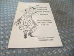 Yugoslav National Folk Ballet 2/12/1956 Program