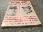 Baseball Digest Magazine 6/1968 Nellie Briles