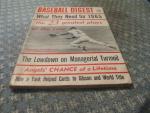 Baseball Digest Magazine 1/1965 Managerial Turmoil