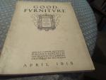 Good Furniture Magazine 4/1915 Nature of Good Taste
